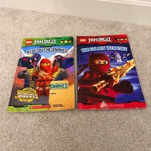 LEGO Ninjago Rise of the Snakes and The Golden Weapons Books